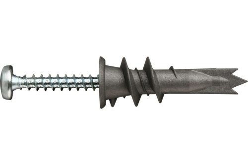 Дюбель для гипсокартона Driva нейлон M14x39 Европартнер, со сверлом и саморезом <1 шт> картинка